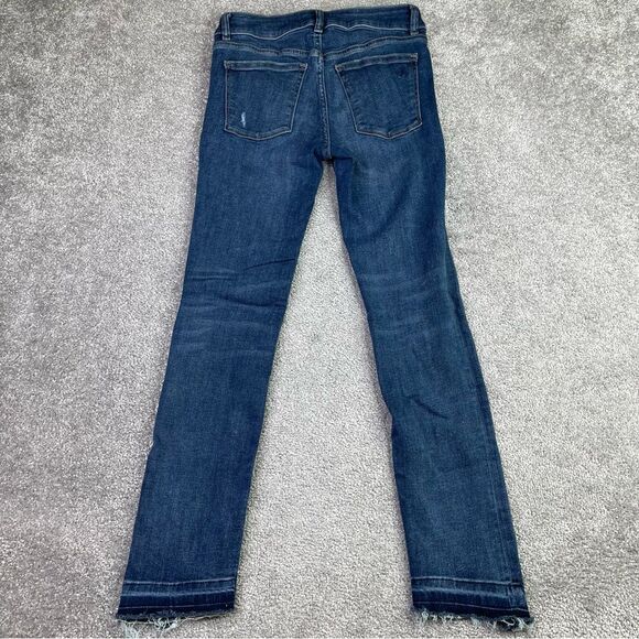 DL1961 Mara Jeans Women's 24 Blue Straight Ankle Mid-Rise Dark Denim Instasculpt - Picture 4 of 14